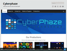 Tablet Screenshot of cyberphaze.com